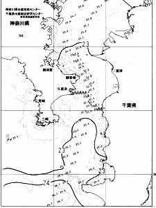 東京湾口海況図(2023/06/25)