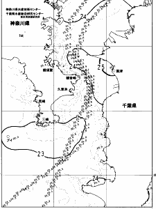 東京湾口海況図(2023/06/30)