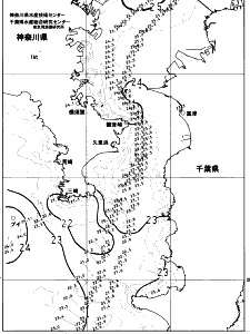 東京湾口海況図(2023/07/06)