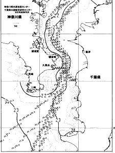 東京湾口海況図(2023/07/09)