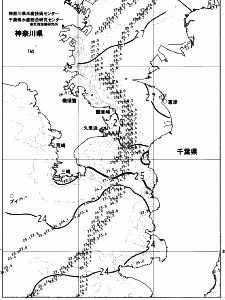 東京湾口海況図(2023/07/18)