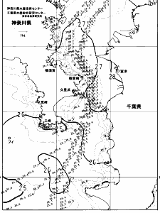 東京湾口海況図(2023/07/27)