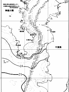 東京湾口海況図(2023/10/20)