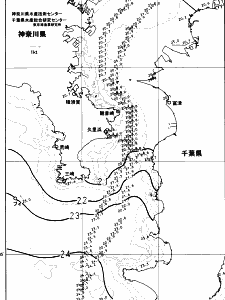 東京湾口海況図(2023/10/25)
