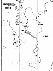 東京湾口海況図(2024/06/25)