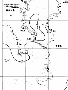東京湾口海況図(2024/06/27)