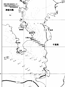 東京湾口海況図(2024/09/27)