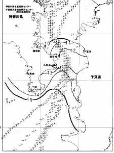 東京湾口海況図(2025/02/23)