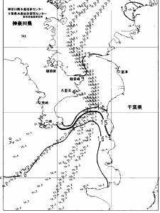 東京湾口海況図(2025/03/24)