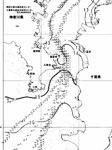 東京湾口海況図(2025/04/01)