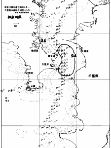 東京湾口海況図(2025/10/01)