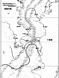 東京湾口海況図(2025/10/18)