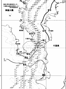 東京湾口海況図(2025/10/25)
