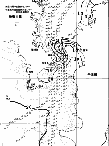東京湾口海況図(2025/12/21)