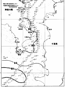 東京湾口海況図(2026/07/07)