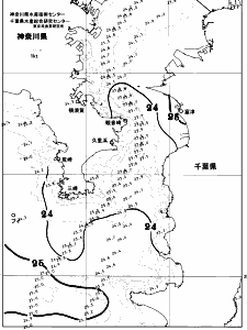 東京湾口海況図(2026/07/09)