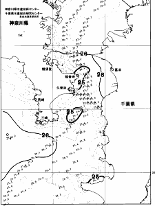 東京湾口海況図(2026/07/19)