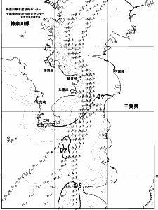 東京湾口海況図(2026/08/22)