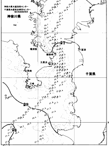 東京湾口海況図(2026/08/23)