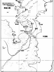 東京湾口海況図(2026/08/27)