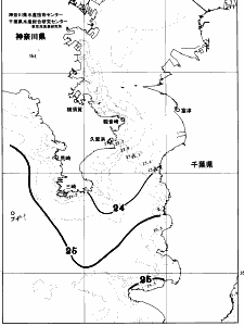 東京湾口海況図(2026/09/22)