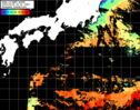 NOAA人工衛星画像:黒潮域, パス=20250408 00:03 UTC
