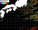 NOAA人工衛星画像:黒潮域, パス=20250408 23:21 UTC