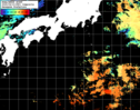 NOAA人工衛星画像:黒潮域, 1日合成画像(2025/04/10UTC)