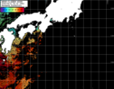 NOAA人工衛星画像:黒潮域, パス=20250411 00:19 UTC