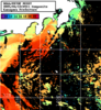 NOAA人工衛星画像:神奈川県近海, 1日合成画像(2025/04/12UTC)