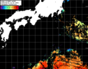 NOAA人工衛星画像:黒潮域, パス=20250412 12:15 UTC