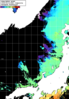 NOAA人工衛星画像:日本海, 1日合成画像(2025/04/12UTC)
