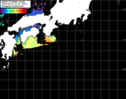 NOAA人工衛星画像:黒潮域, パス=20250413 12:39 UTC