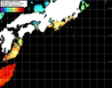 NOAA人工衛星画像:黒潮域, パス=20250414 02:12 UTC