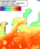 NOAA人工衛星画像:沿岸～伊豆諸島, 1日合成画像(2025/04/14UTC)