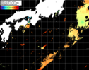 NOAA人工衛星画像:黒潮域, パス=20250415 00:15 UTC