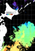 NOAA人工衛星画像:親潮域, 1日合成画像(2025/04/15UTC)