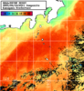NOAA人工衛星画像:神奈川県近海, 1日合成画像(2025/04/16UTC)
