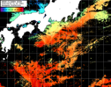NOAA人工衛星画像:黒潮域, パス=20250416 11:35 UTC