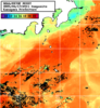 NOAA人工衛星画像:神奈川県近海, 1日合成画像(2025/04/17UTC)