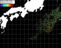 NOAA人工衛星画像:黒潮域, パス=20250418 23:15 UTC