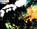 NOAA人工衛星画像:黒潮域, パス=20250419 12:31 UTC