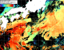 NOAA人工衛星画像:黒潮域, 1日合成画像(2025/04/19UTC)