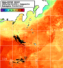 NOAA人工衛星画像:神奈川県近海, 1日合成画像(2025/04/21UTC)