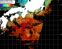 NOAA人工衛星画像:黒潮域, パス=20250421 00:12 UTC