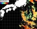 NOAA人工衛星画像:黒潮域, パス=20250422 02:10 UTC