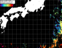 NOAA人工衛星画像:黒潮域, パス=20250422 11:49 UTC
