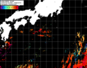 NOAA人工衛星画像:黒潮域, 1日合成画像(2025/04/23UTC)