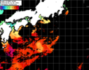NOAA人工衛星画像:黒潮域, パス=20250424 01:44 UTC