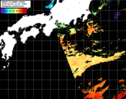 NOAA人工衛星画像:黒潮域, パス=20250424 10:30 UTC